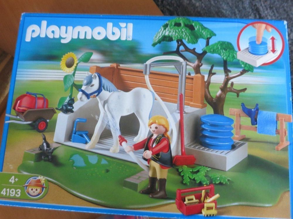 Playmobil 4193 Pferde Waschplatz Kaufen Auf Ricardo Konstruktionsspielzeug pferdewaschplatz playmobil bunt/multi 001 (artikelnummer: playmobil 4193 pferde waschplatz