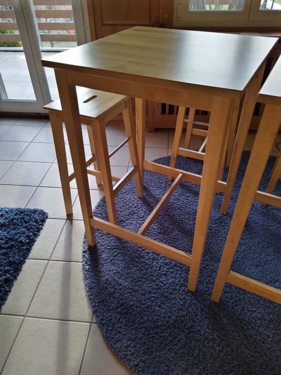 Hochtisch Bartisch mit 2 Stühlen | Kaufen auf Ricardo