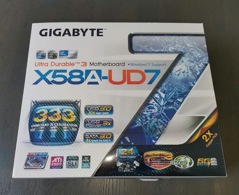 Gigabyte ga x58a ud7 обзор