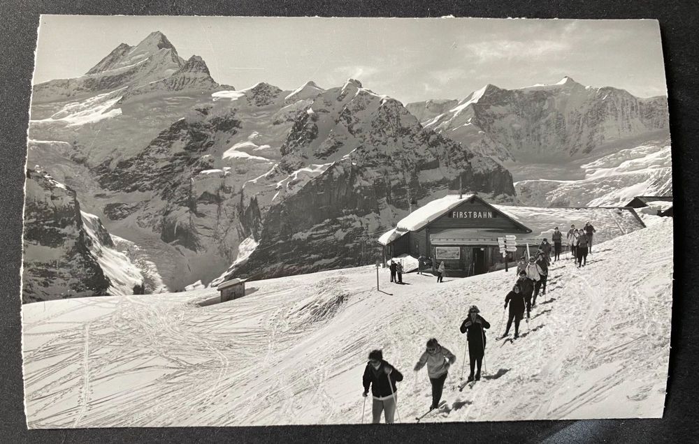 Grindelwald Bergstation Firstbahn belebt | Kaufen auf Ricardo