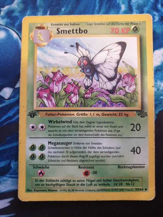 Pokemon Karte Smettbo first Edition | Kaufen auf Ricardo