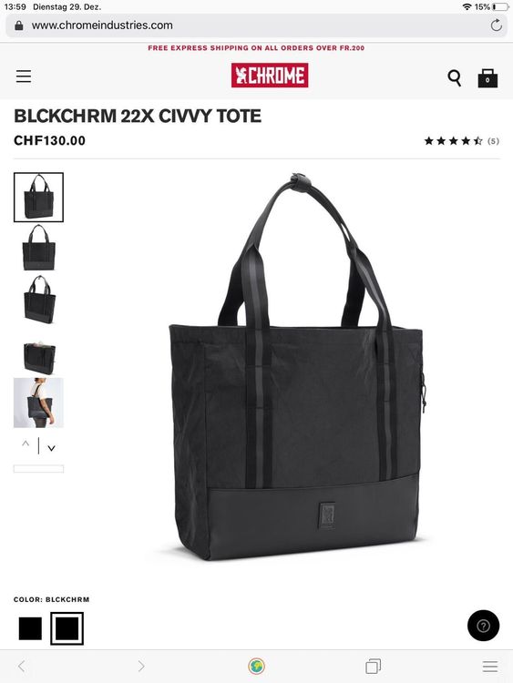 civvy messenger tote