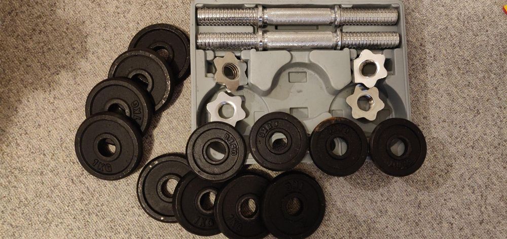1 10 kg hantelset