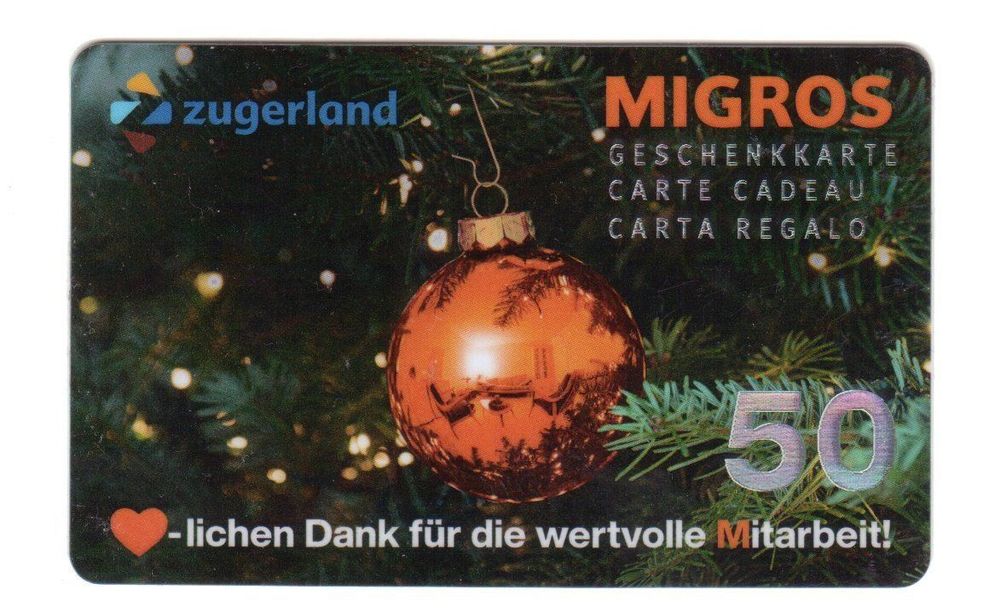 Migros Weihnachten 2022 öffnungszeiten Migros Zugerland Weihnachten CHF 50 Acheter sur Ricardo