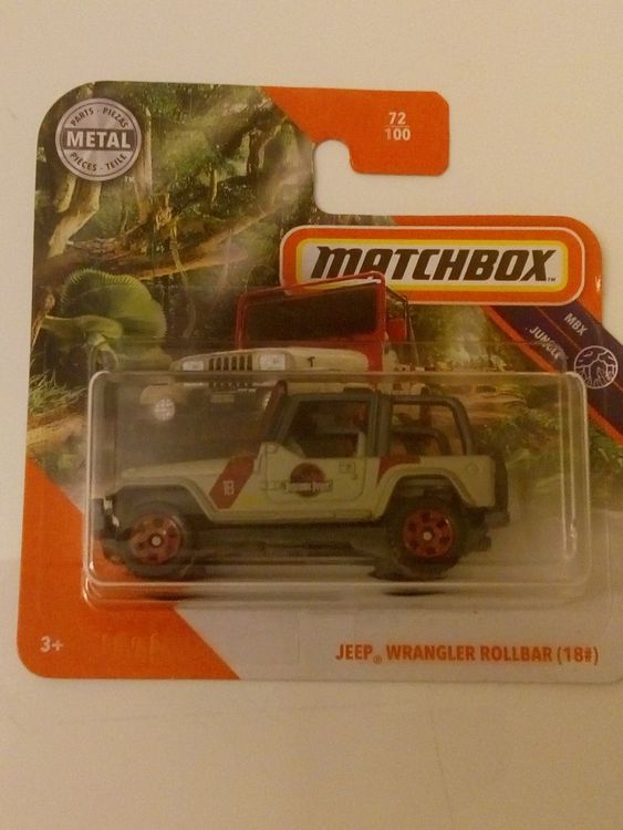 Matchbox Jurassic Park / JEEP Wrangler Kaufen auf Ricardo
