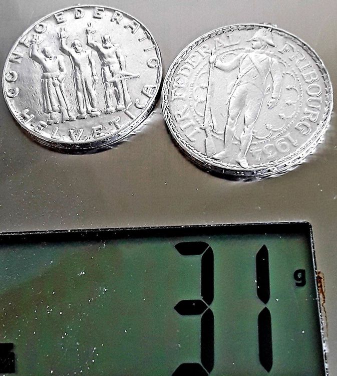 Zwei alte Silbermünzen Schweiz ab Fr.1.- | Kaufen auf Ricardo