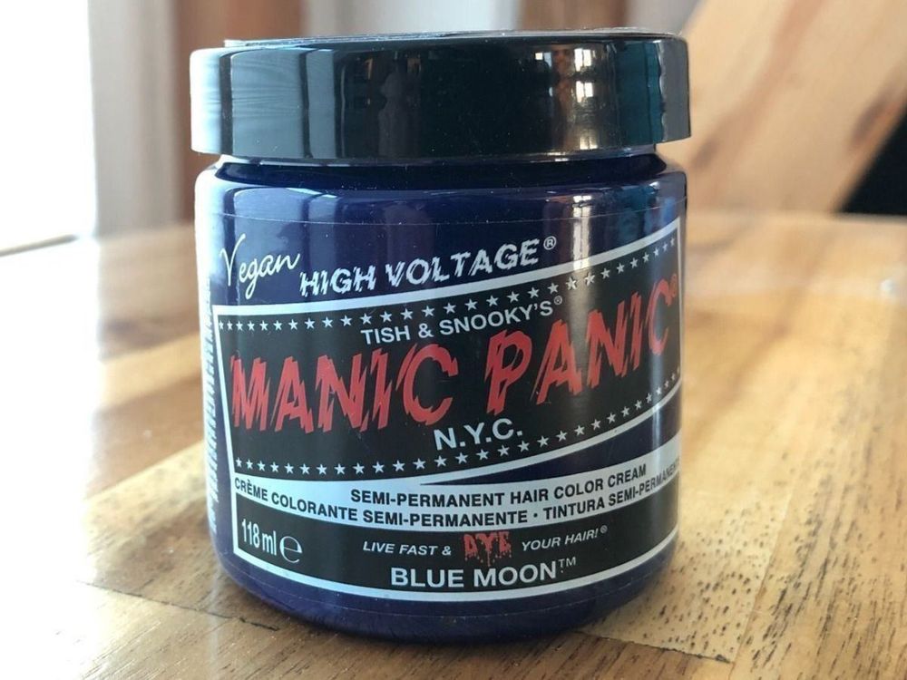 2. Manic Panic Blue Moon Hair Color - Amplified - wide 5