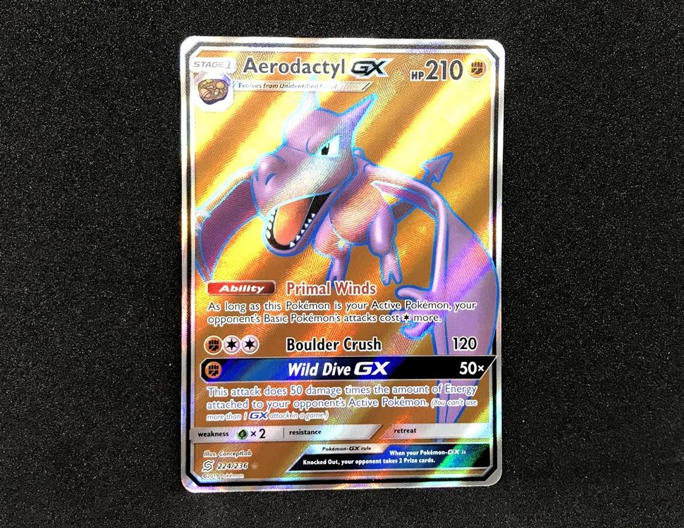 Aerodactyl GX Full Art - Pokemon-Karte | Kaufen auf Ricardo