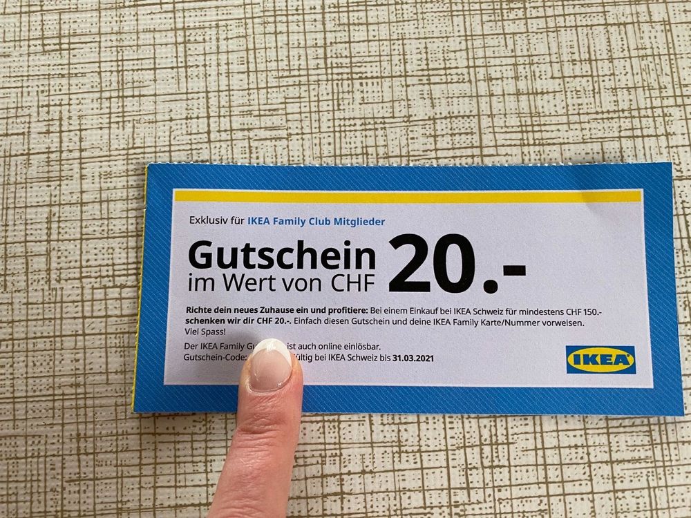 Ikea Gutschein Kaufen auf Ricardo