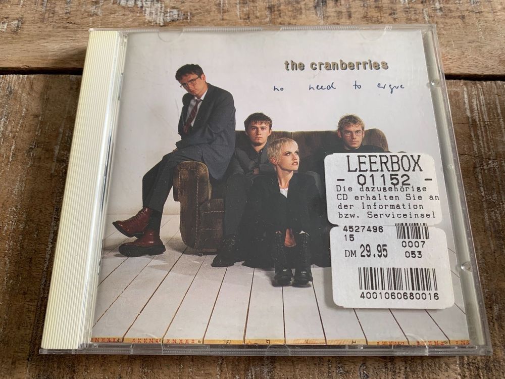 The Cranberries No need to argue CD 1