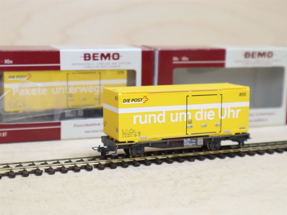 Bemo Rhb X Post Containerwagen H M Kaufen Auf Ricardo