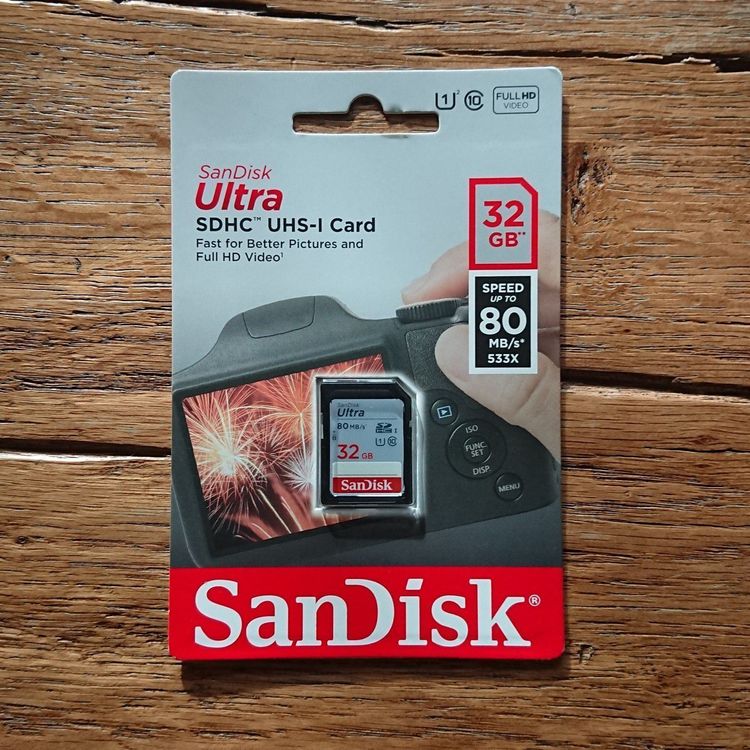 Карта памяти sandisk ultra sdhc 32 гб