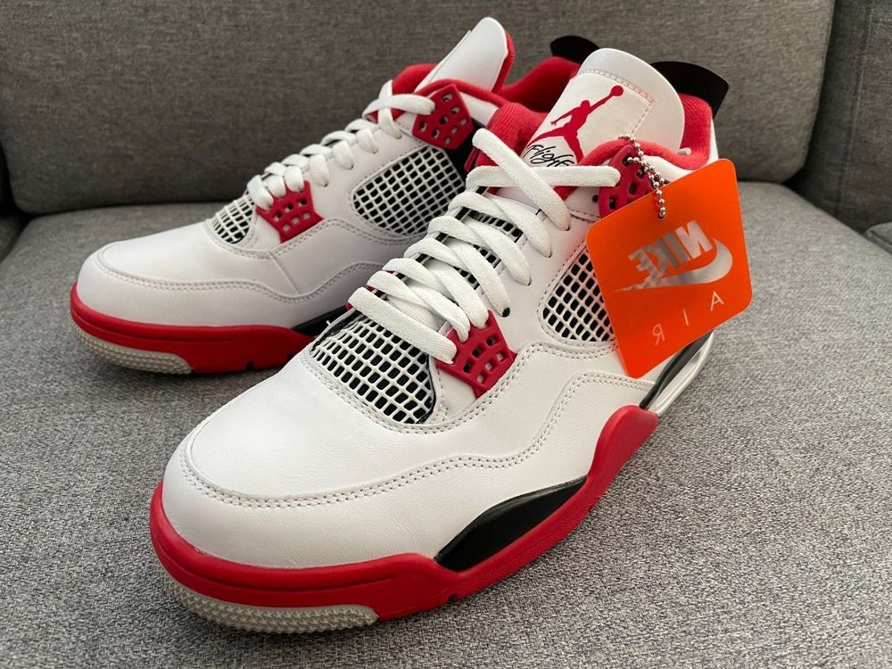 2020 Air Jordan IV 4 Fire Red NEU Gr. 45 | Kaufen auf Ricardo