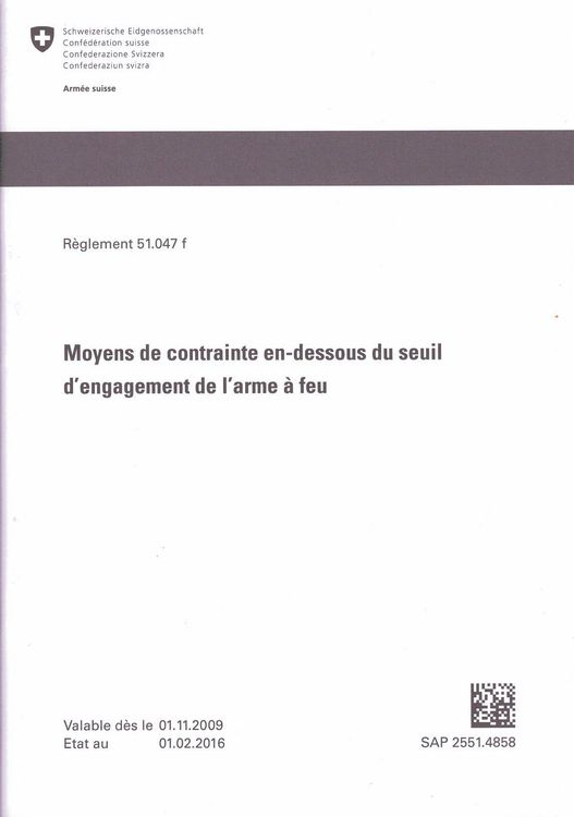 Moyens de contrainte. Kaufen auf Ricardo