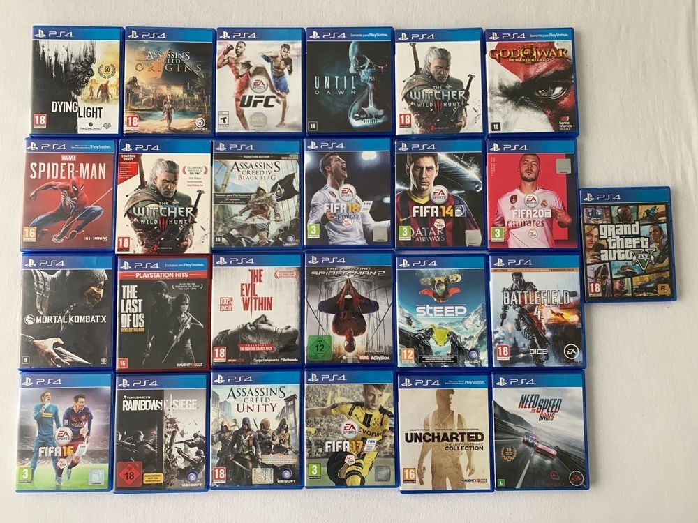 25 PS4 SPIELE Kaufen auf Ricardo