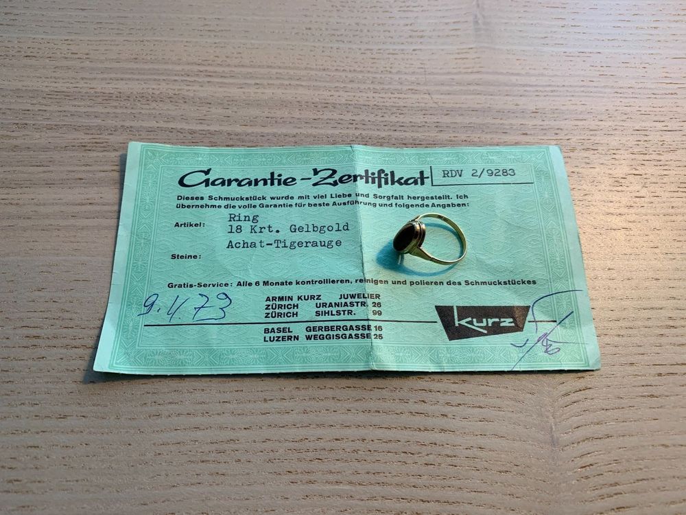 750-gold-ring-mit-zertifikat-16-5-kaufen-auf-ricardo