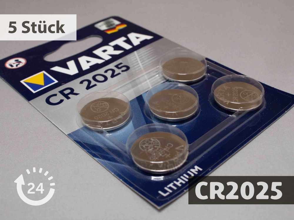 5 X CR2025 (CR 2025) VARTA Batterien Uhr | Kaufen Auf Ricardo