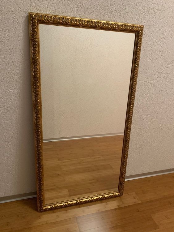 Schöner Wandspiegel goldfarbig | Kaufen auf Ricardo