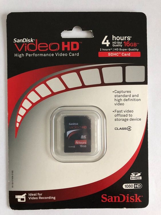 SanDisk SDHC, 16 GB (Class 4) OVP Kaufen auf Ricardo