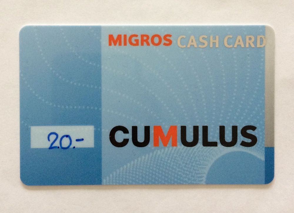 MIGROS Cash Card leer Kaufen auf Ricardo