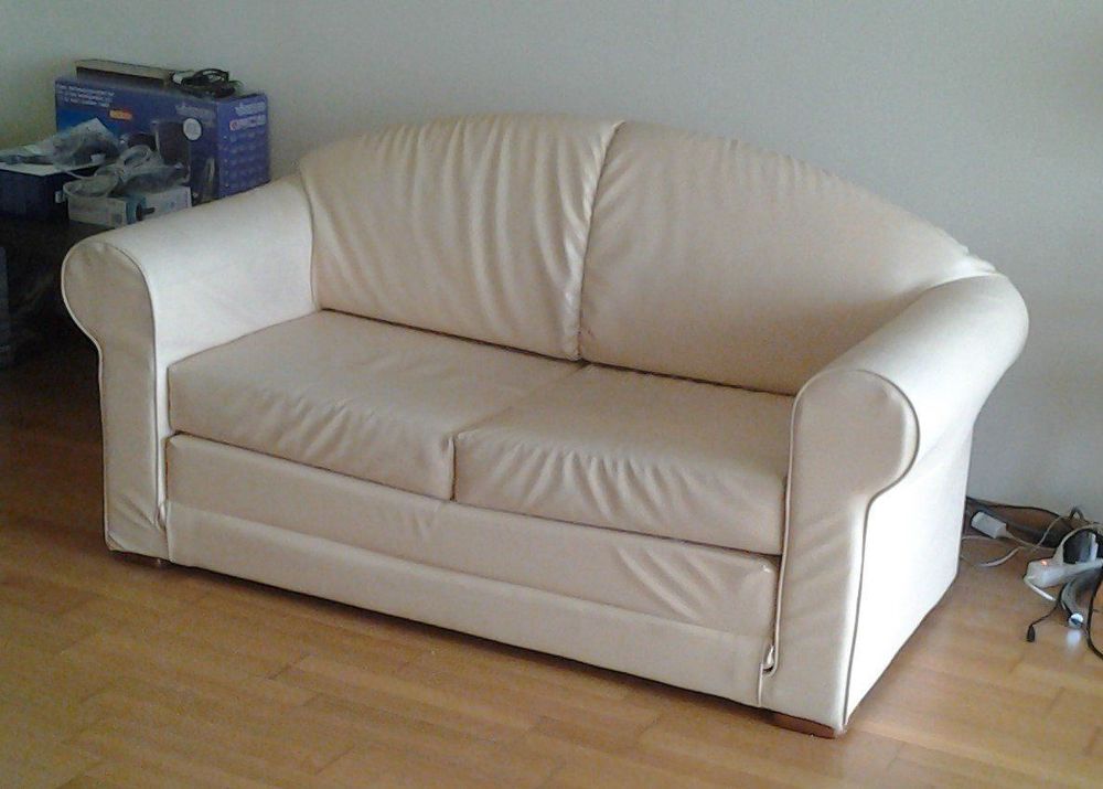 Schlafsofa ausziehbar Ockergelb | Kaufen auf Ricardo