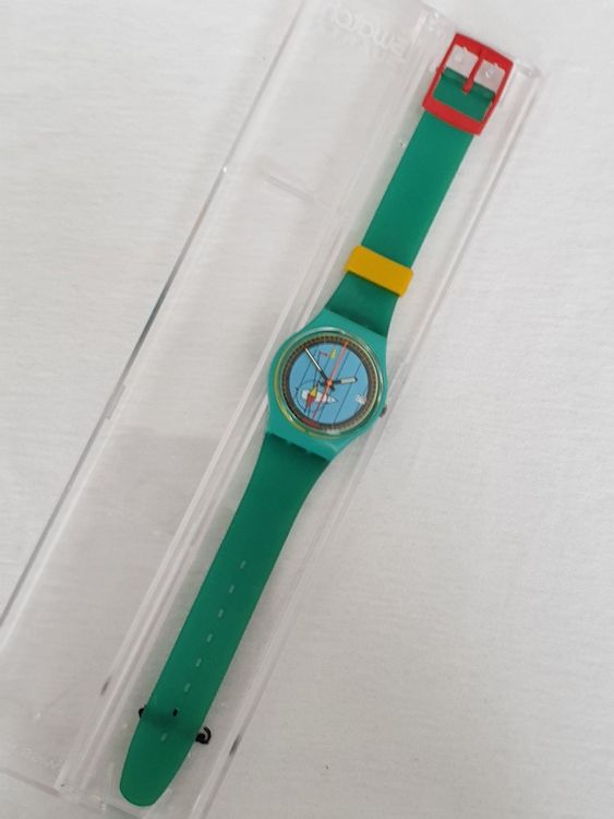 RARE PAGO PAGO 1986 Vintage Swatch Watch Watch Swiss GL400 Swatch watc –  Vintage Radar