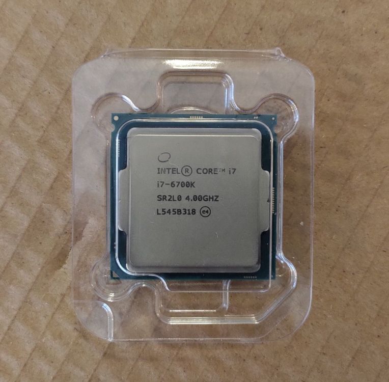 Intel Core I7 6700k 4x 4.00 Ghz Intel Core i7-6700k 4.00 GHZ | Kaufen auf Ricardo