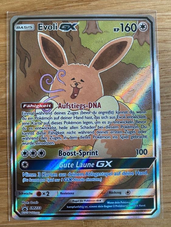 Pokemonkarte EVOLI GX Promo SM233