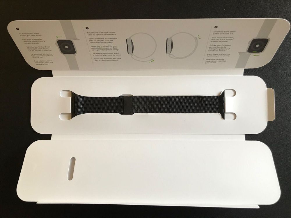 APPLE Milanaise Armband Graphit - 44 mm | Kaufen auf Ricardo