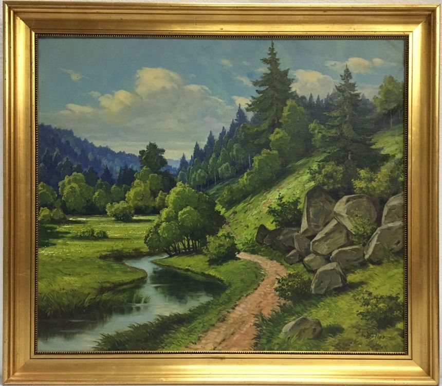 Grosses Frank Waller(18421923) Gemälde Kaufen auf Ricardo