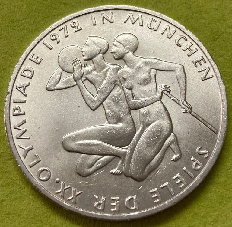 10 Mark 1972 D | Münze aus Silber | Kaufen auf Ricardo