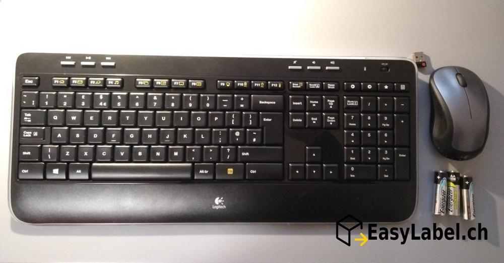 Logitech k520 клавиатура потерял приемник