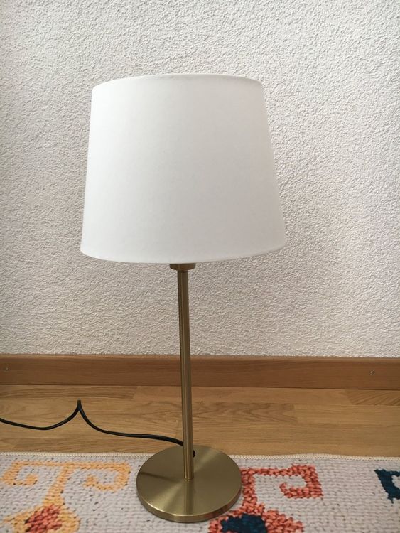 IKEA Tischlampe Weiss / Gold | Kaufen auf Ricardo