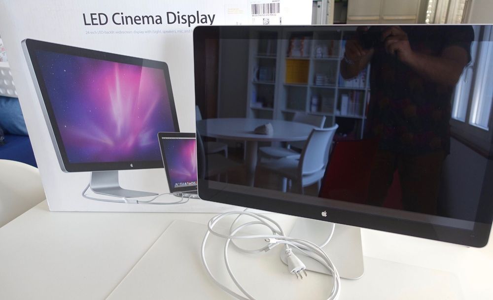 Apple led cinema display 24 подключение к windows