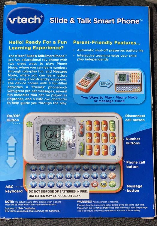 vtech slide and talk smart phone