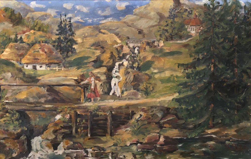 Polnische Schule Original Gemälde Kaufen auf Ricardo