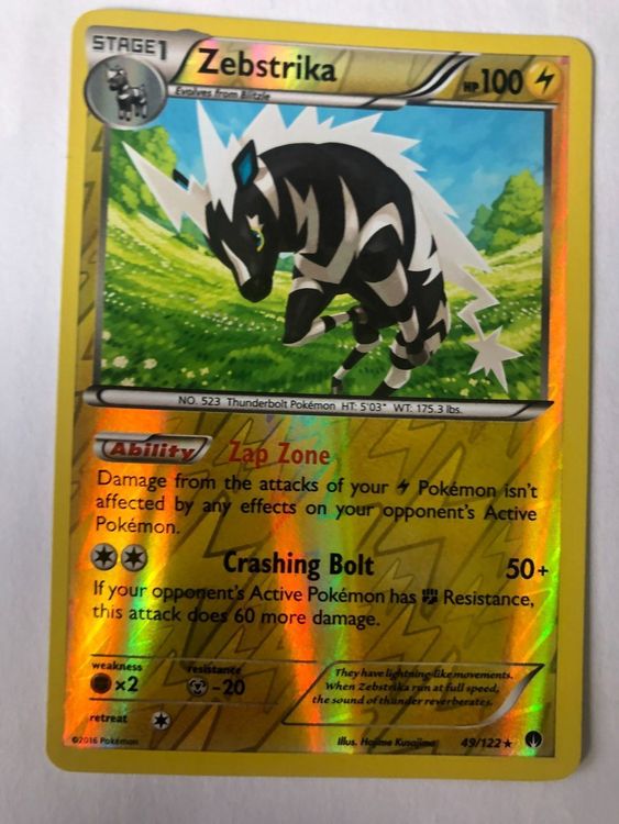 Zebstrika Reverse Holo Rare Pokemon Kaufen auf Ricardo