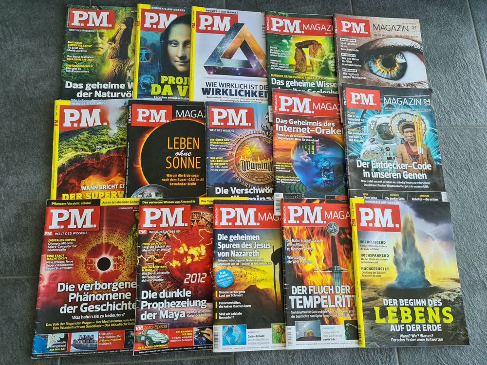 P.M. Magazin 15 Stück Kaufen auf Ricardo