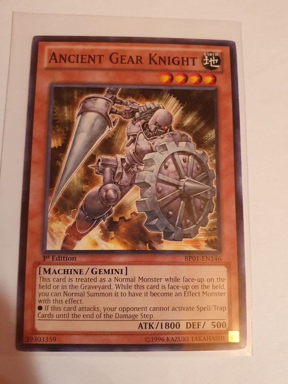 Ancient Gear Knight Yugioh first Edition Kaufen auf Ricardo