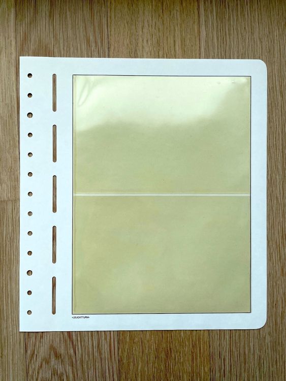 Leuchtturm Blankoblätter - 50 Neutrale Albenblätter Für Sammler