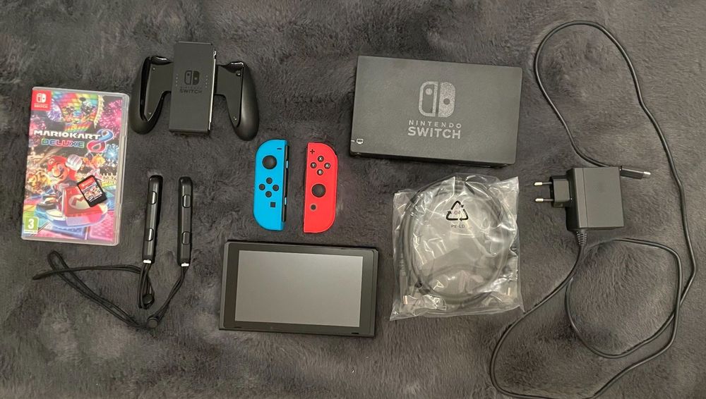 nintendo switch mit spiel mario