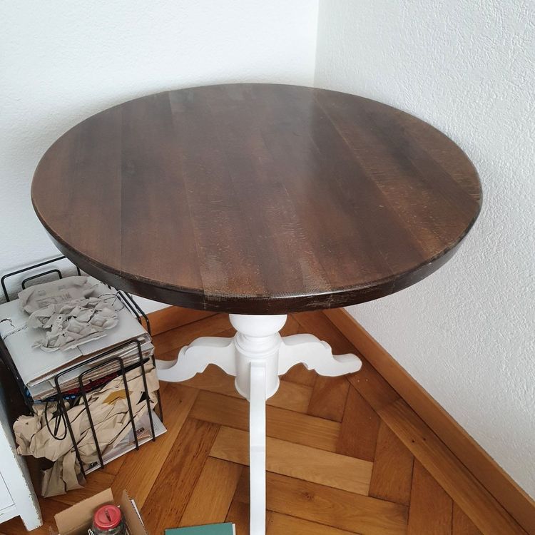 Tisch / runder Holztisch | Acheter sur Ricardo