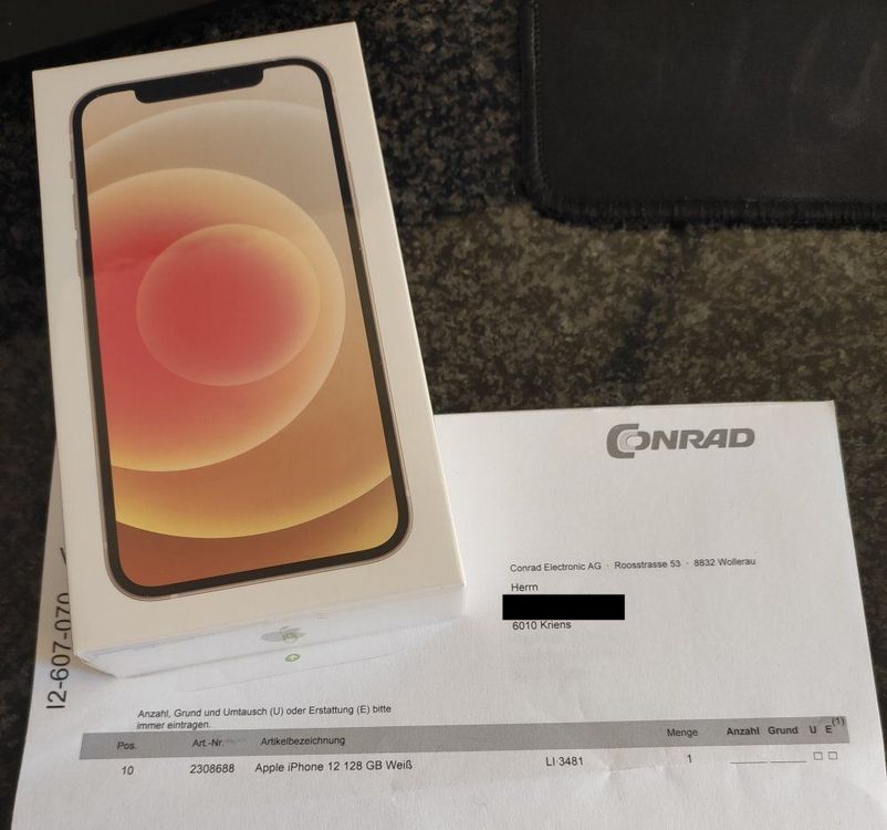 iPhone 12 weiss 128GB, Neu & Kaufen auf Ricardo