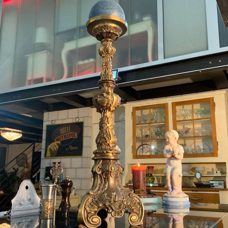 RIESIGER BODENKERZENHALTER BRONZE | Kaufen auf Ricardo