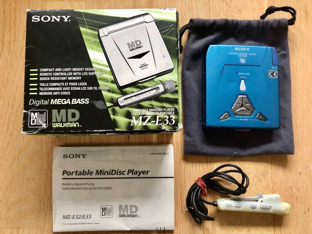 SONY MD Walkman MZ-E33 MiniDisc Player | Kaufen auf Ricardo
