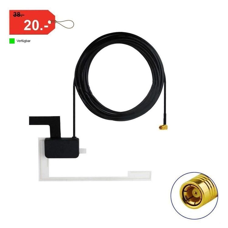 Autoradio DAB + Antenna Attiva Adattatore Per JVC Kenwood - Foto 6