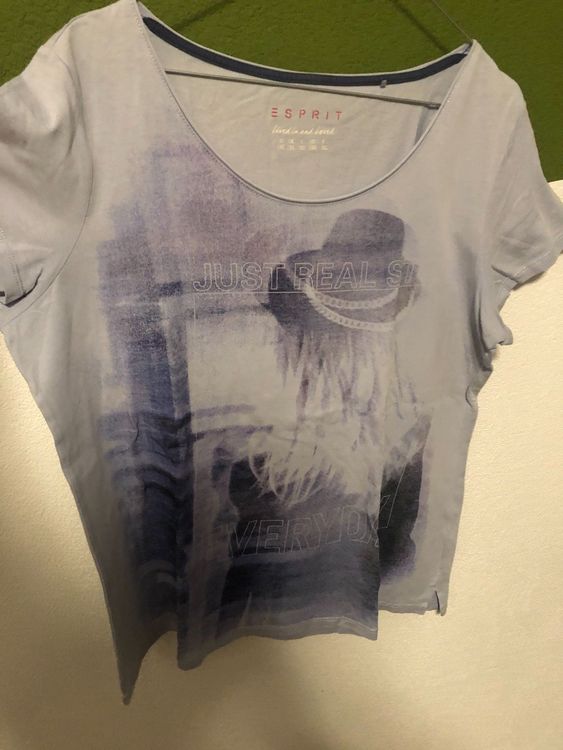 T-shirt Esprit Violet Taille XXL - Coton, Occasion Très Bon état, Basique Homme/femme