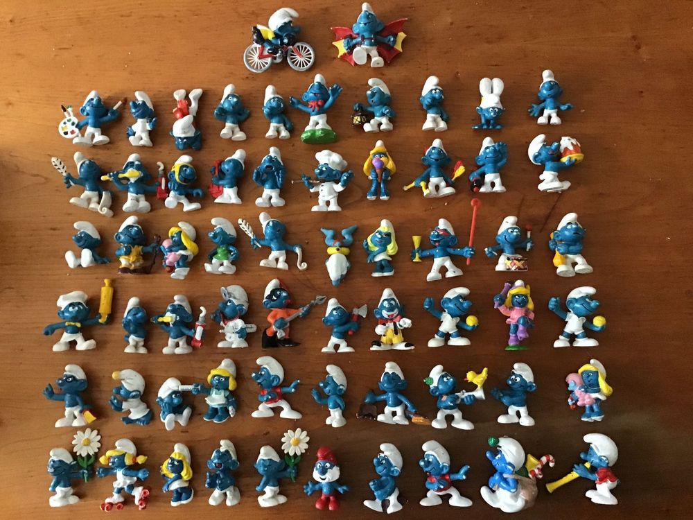 Schlumpf Figuren Raritten