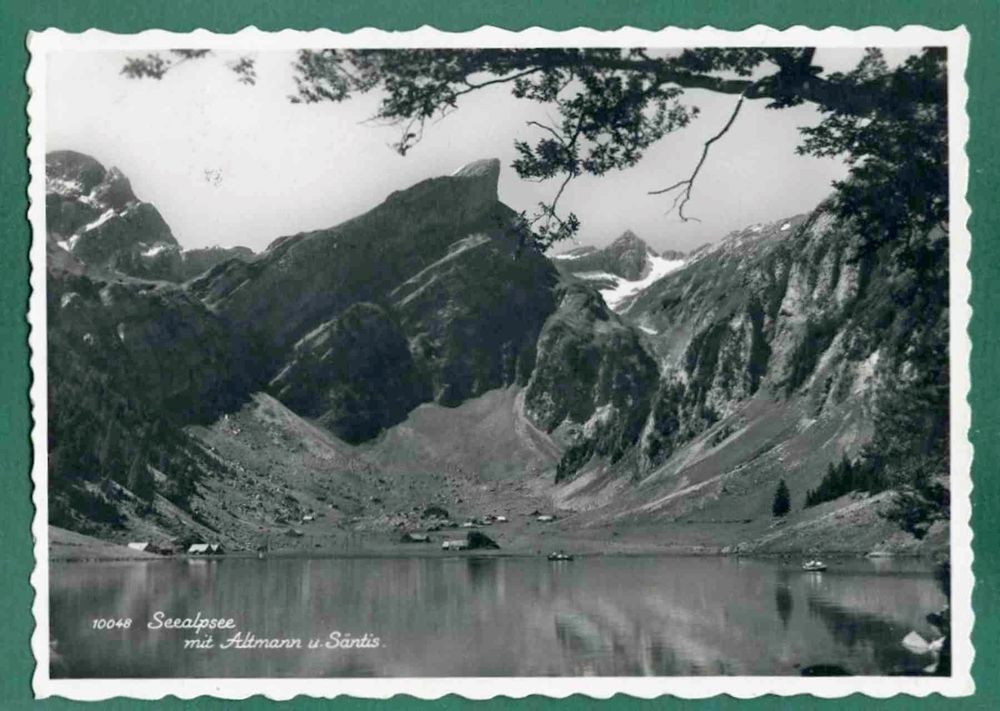 Seealpsee Mit Altmann Und Säntis 1952 Kaufen Auf Ricardo