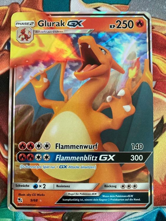 Pokemonkarte Glurak GX 9/68 | Kaufen auf Ricardo